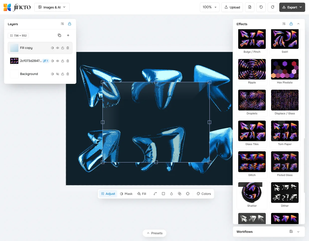 Image Flow: liquid glass, mesh gradients & a wave of new effects