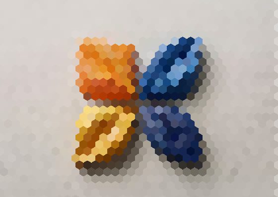 Hexagon Mosaic example