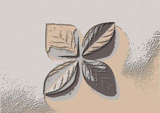 Paper Cut Effect example