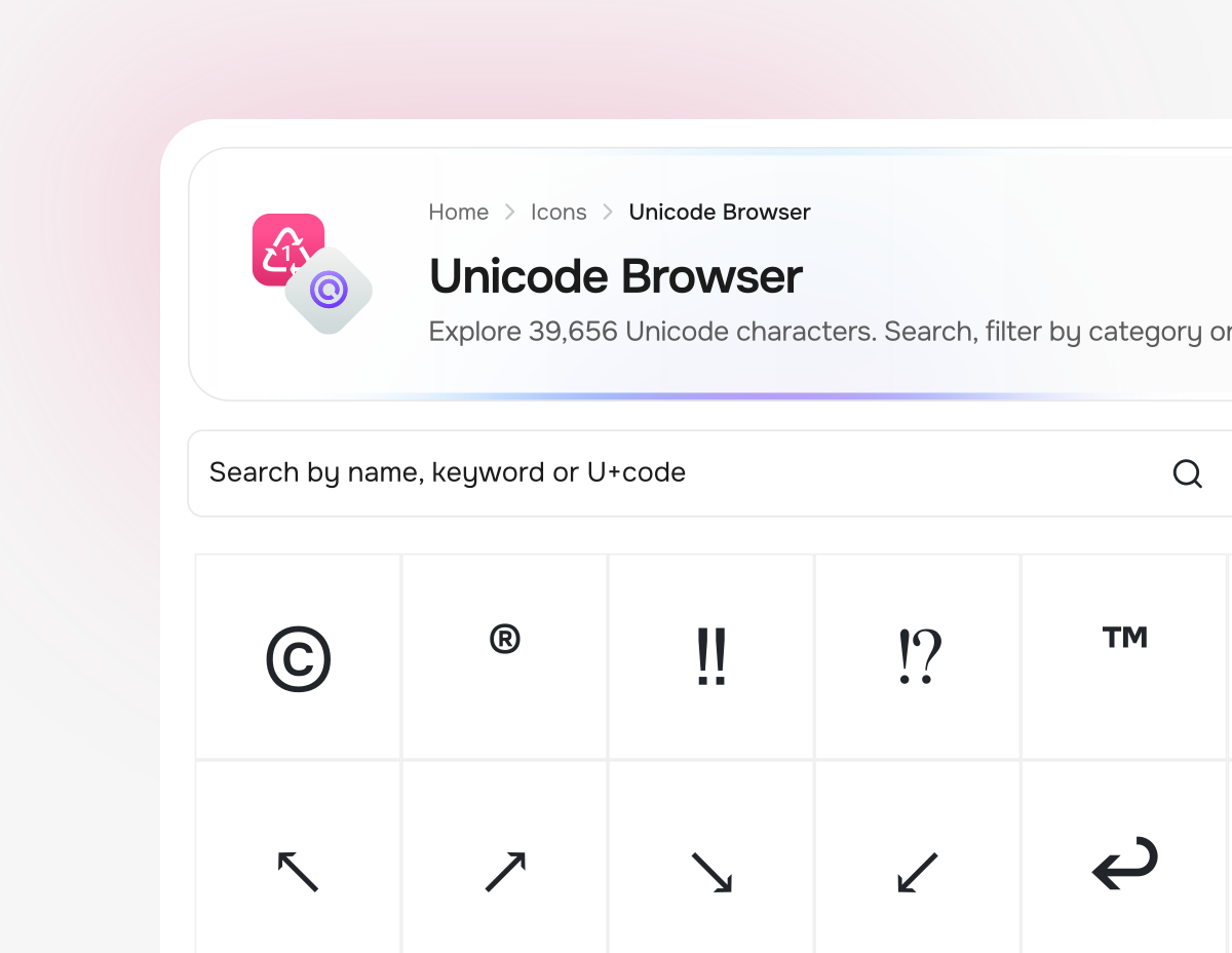 Icons tools