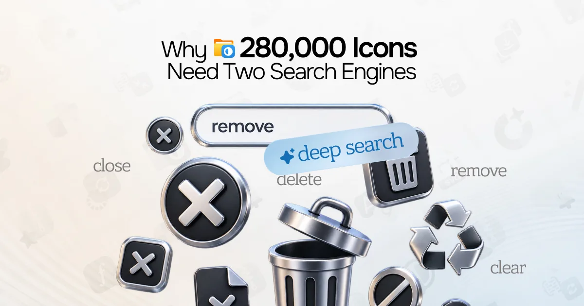 Two Ways to Find an Icon Among 280,000